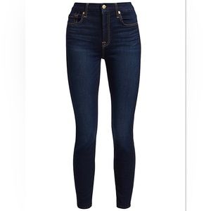 Ultra High Rise Super Skinny Dark Blue Hollister Jeans